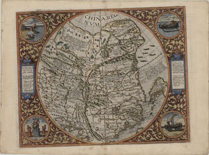 China Regnum Antique Map (1593)