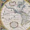 New terrestrial and maritime map of the whole world